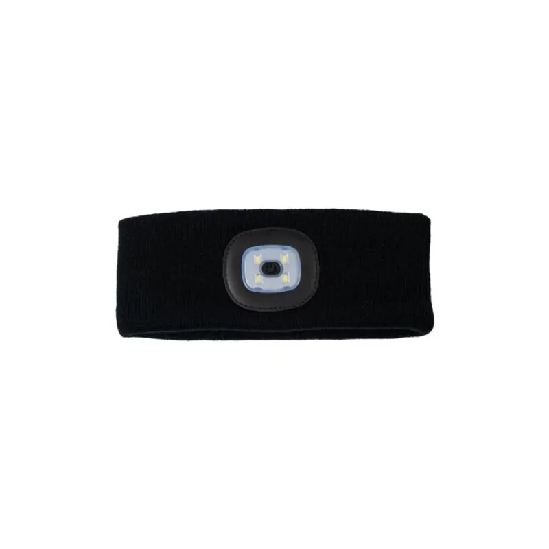 HKM Black Head Torch Headband