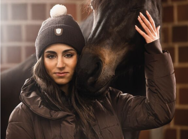 Lauria Garrelli Arezzo Dark Brown Beanie Hat