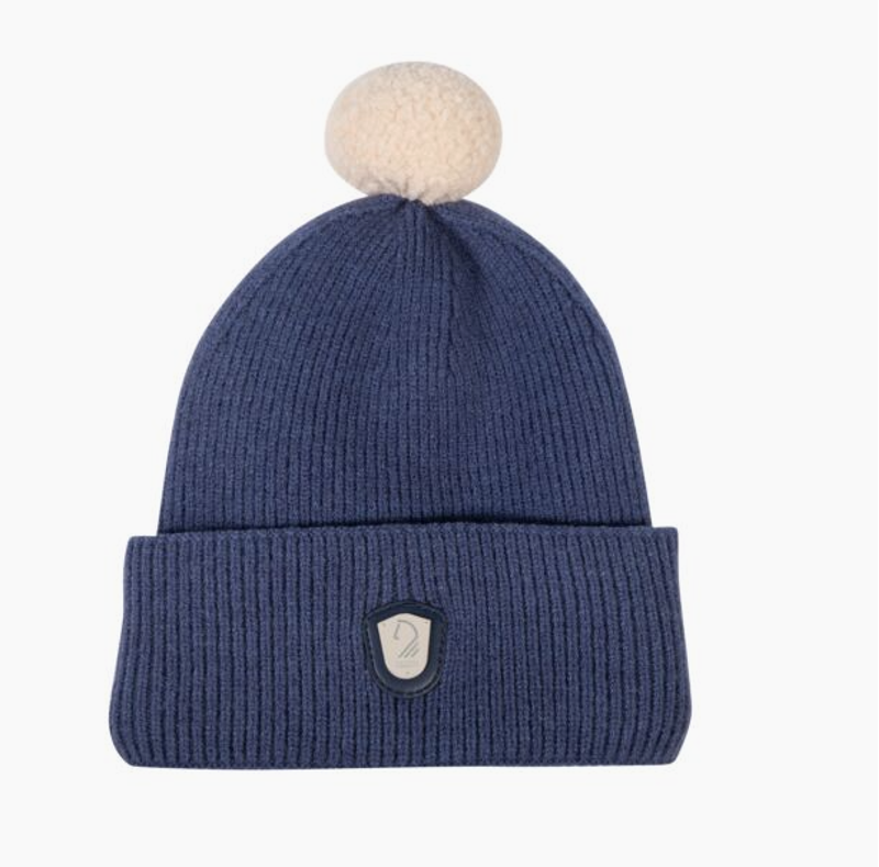 Lauria Garrelli Arezzo Indigo Beanie Hat Indigo