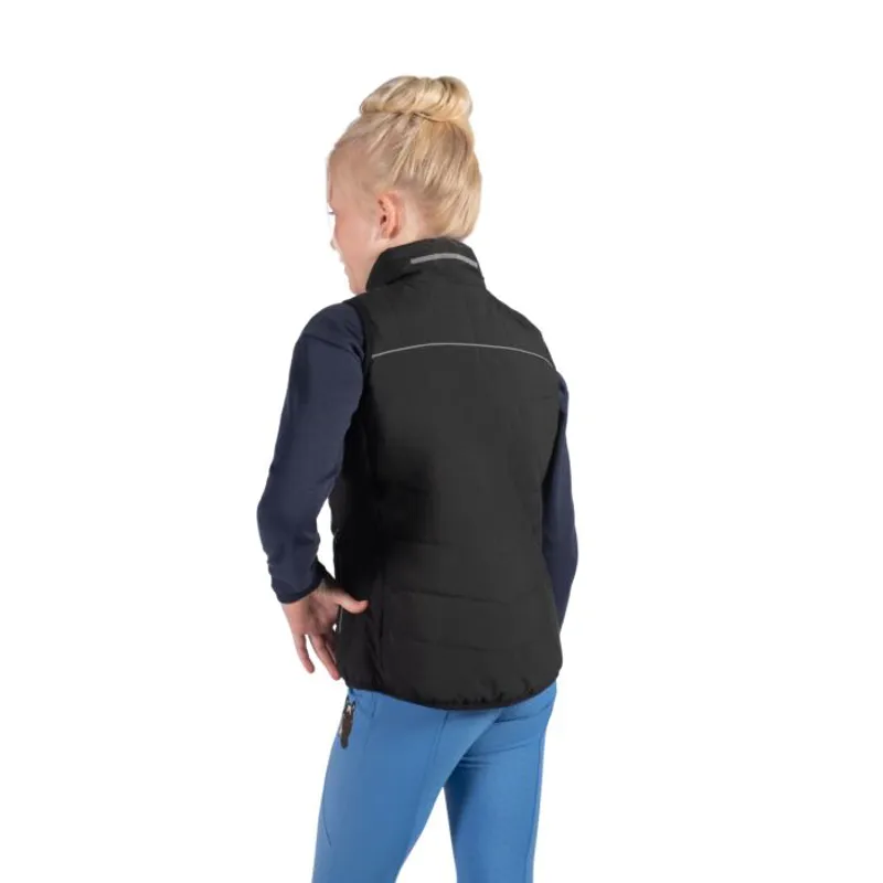 HKM Kids Heating Vest-Cuddle Style Black-2