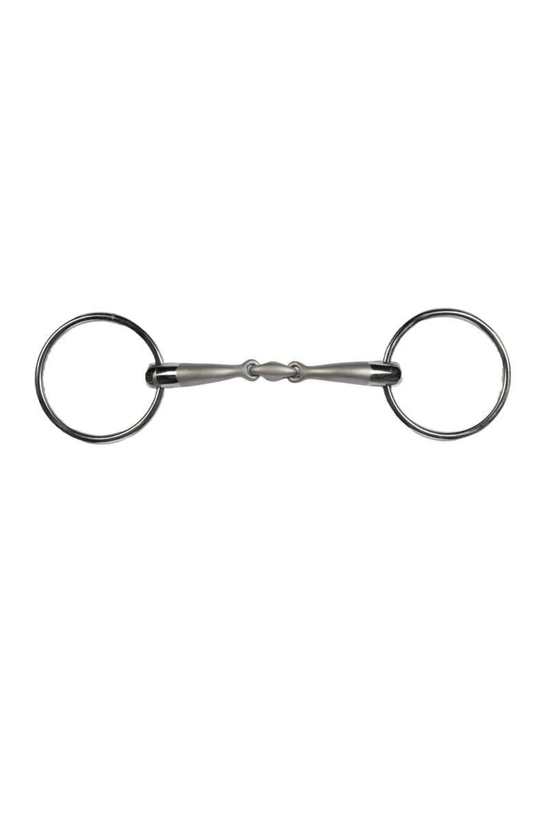 HKM Loose Ring Snaffle With Lozenge Soft Touch 14mm