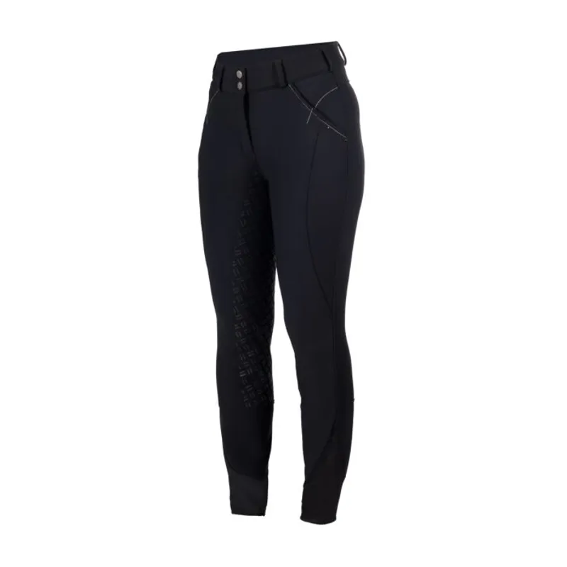 HKM Chrysti Soft Shell Riding Breeches Black-3