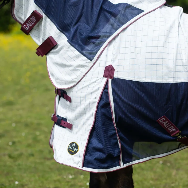 Gallop Air Mesh Dual Summer Sheet 5 Point Detachable Neck-1