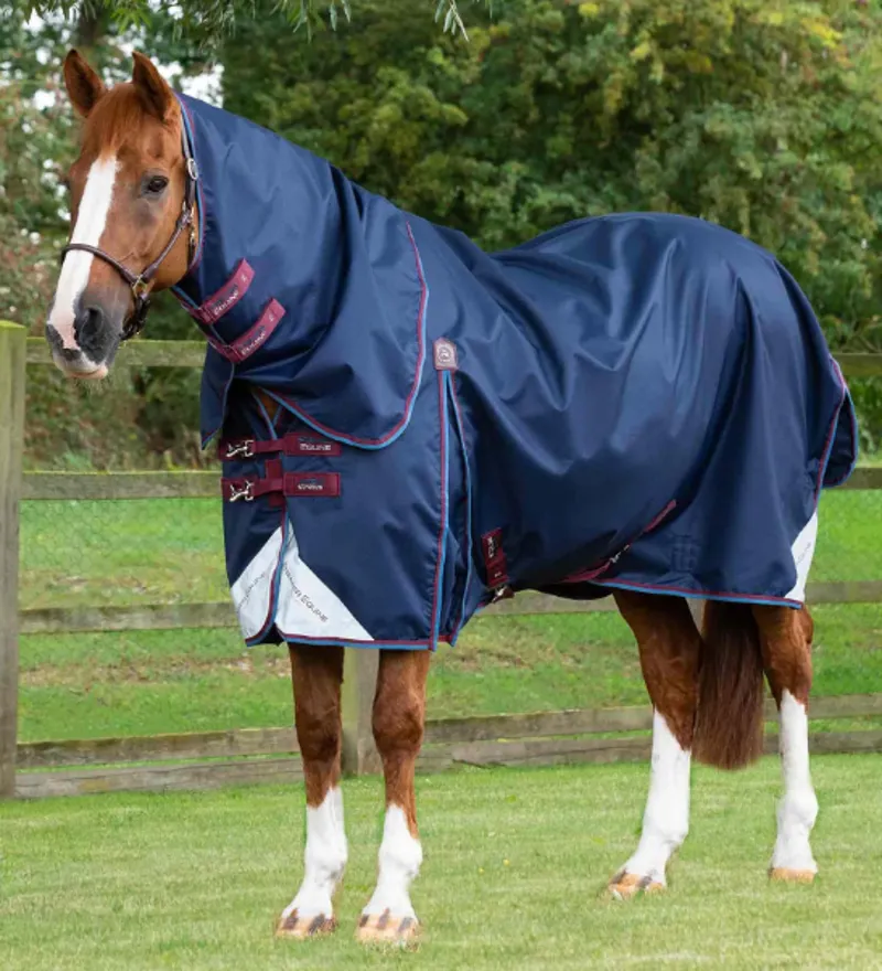 Premier Equine Akoni 0g Turnout Rug With Classic Neck Cover Navy