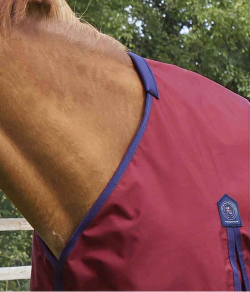 Premier Equine Buster Zero Original Turnout Rug Burgundy-1