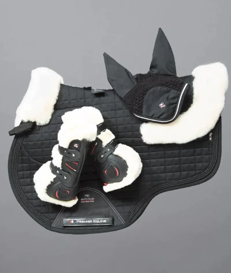 Premier Equine CC Merino Wool GP/Jump Square Black/Natural FULL-1