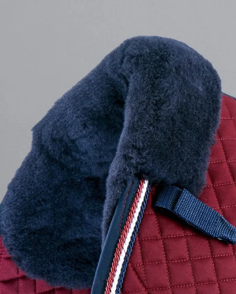 Premier Equine CC Merino Wool GP/Jump Square Wool Burgundy/Navy FULL-2