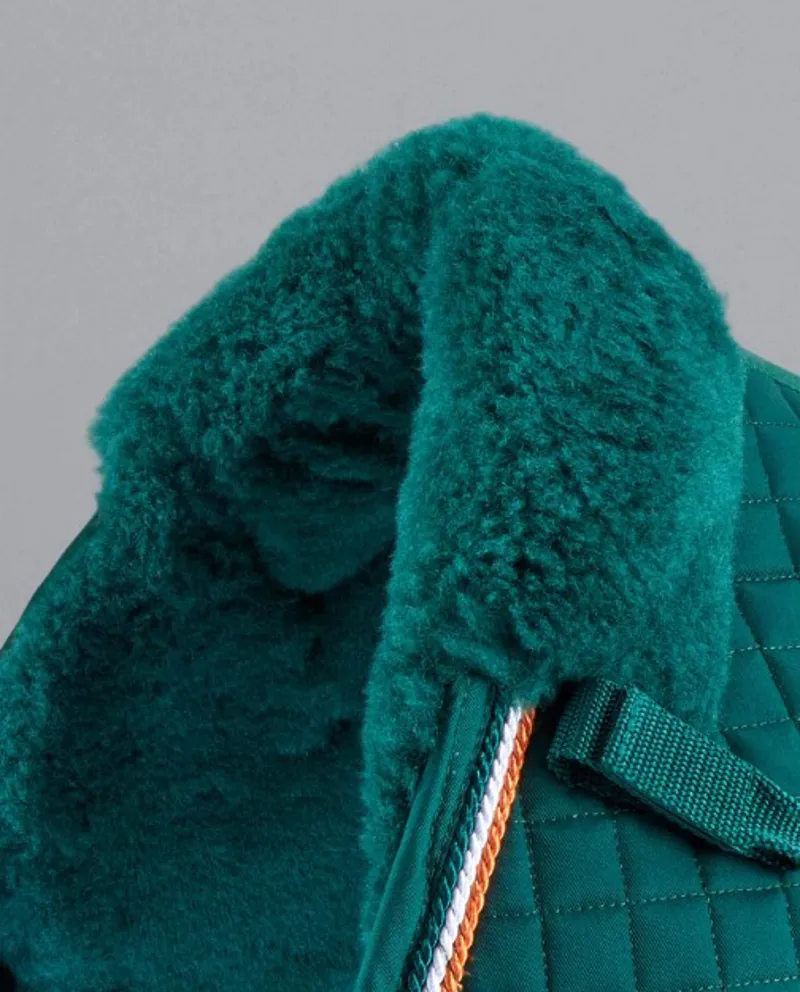 Premier Equine CC Merino Wool GP/Jump Square Wool Green/Green FULL-2