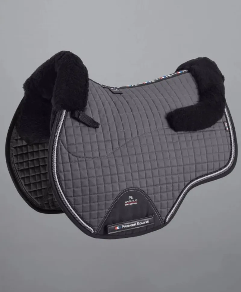 Premier Equine CC Merino Wool GP/Jump Square Grey/Black FULL