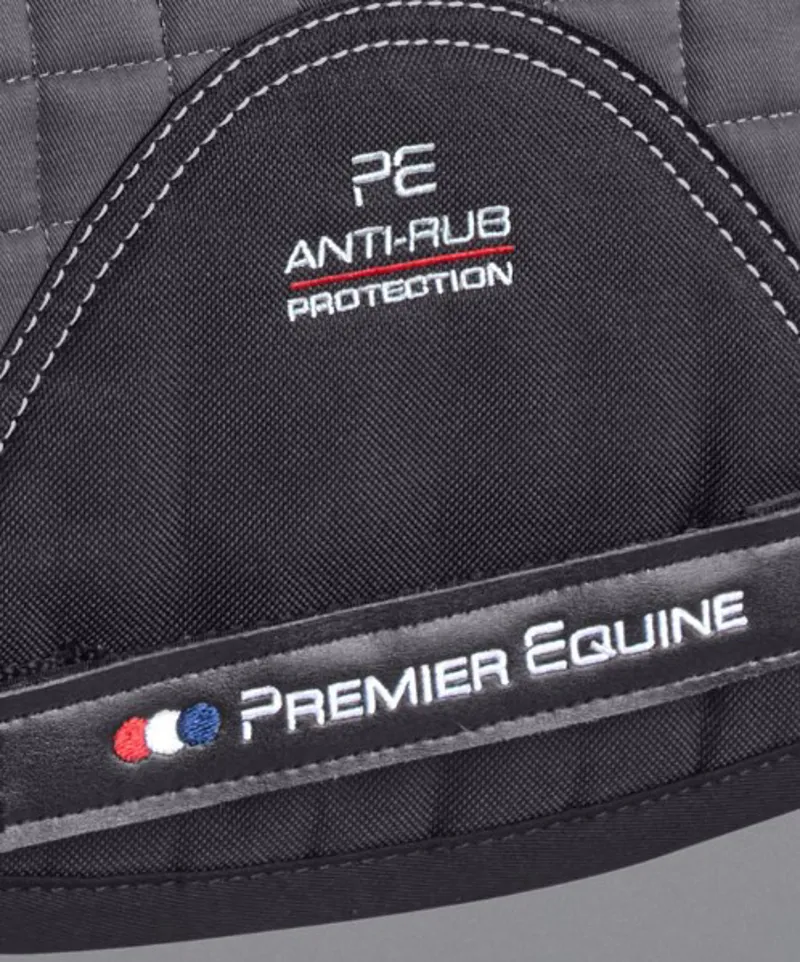Premier Equine CC Merino Wool GP/Jump Square Grey/Black FULL-4
