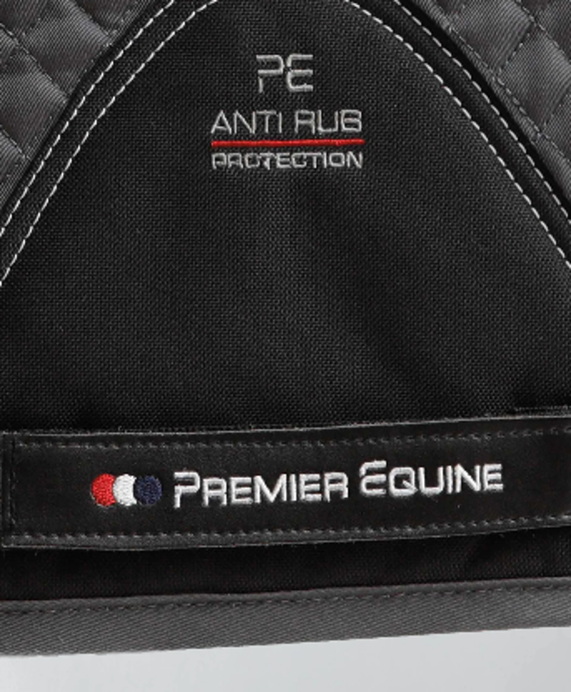 Premier Equine Plain Cotton GP/Jump Square Grey Pony-3