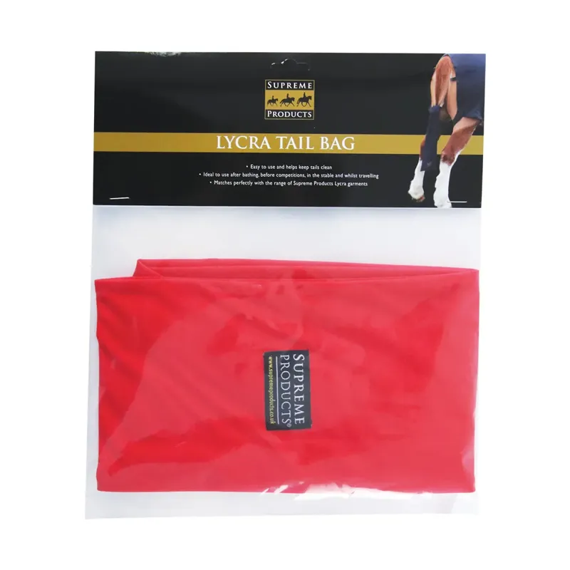 Supreme Products Lycra Tail Bag - - Red one size