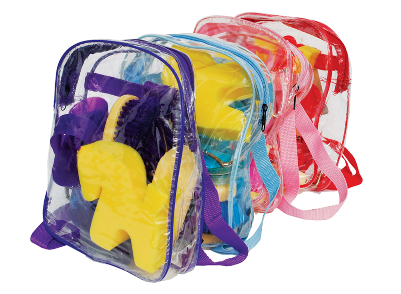 Rhinegold Harlequin Junior Grooming Kit Pink