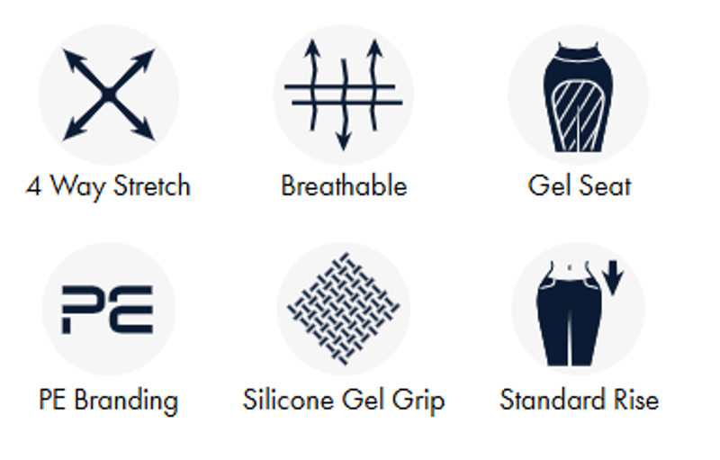 Premier Equine Delta Gel Seat Riding Breeches in Beige-6