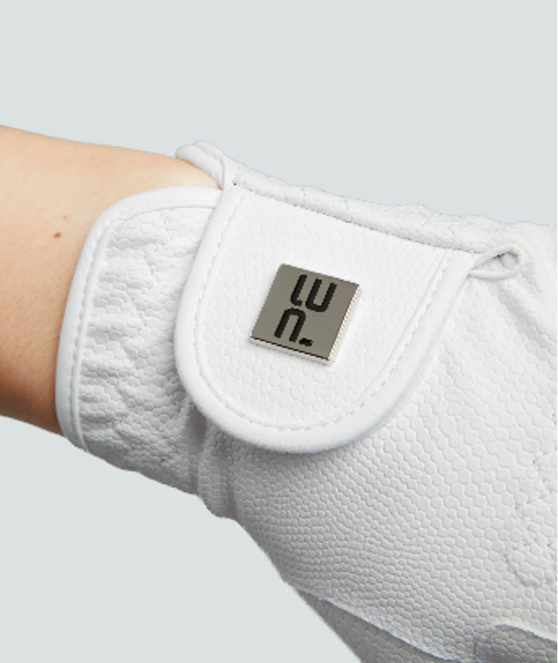 Premier Equine Metaro Ladies Competition Riding Gloves White-4