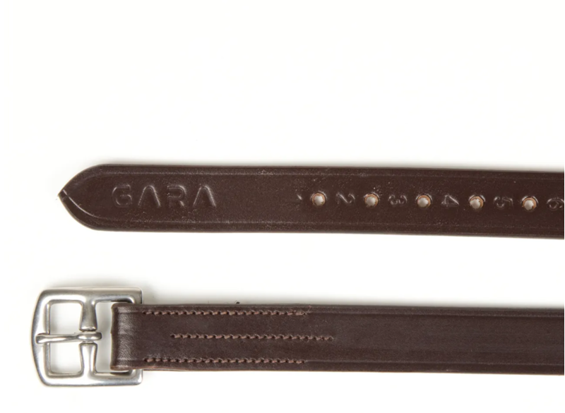 Shires Velociti GARA Stirrup Leathers Havana 24 x 3/4