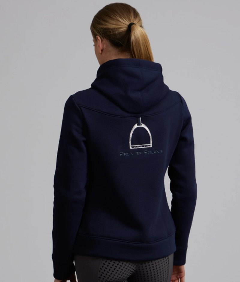 Premier Equine Lucia Ladies Hoodie / Navy uk-4