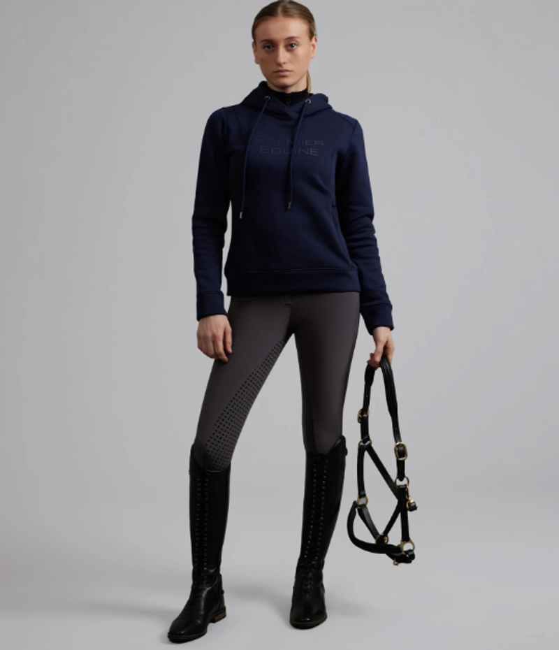 Premier Equine Lucia Ladies Hoodie / Navy uk-5
