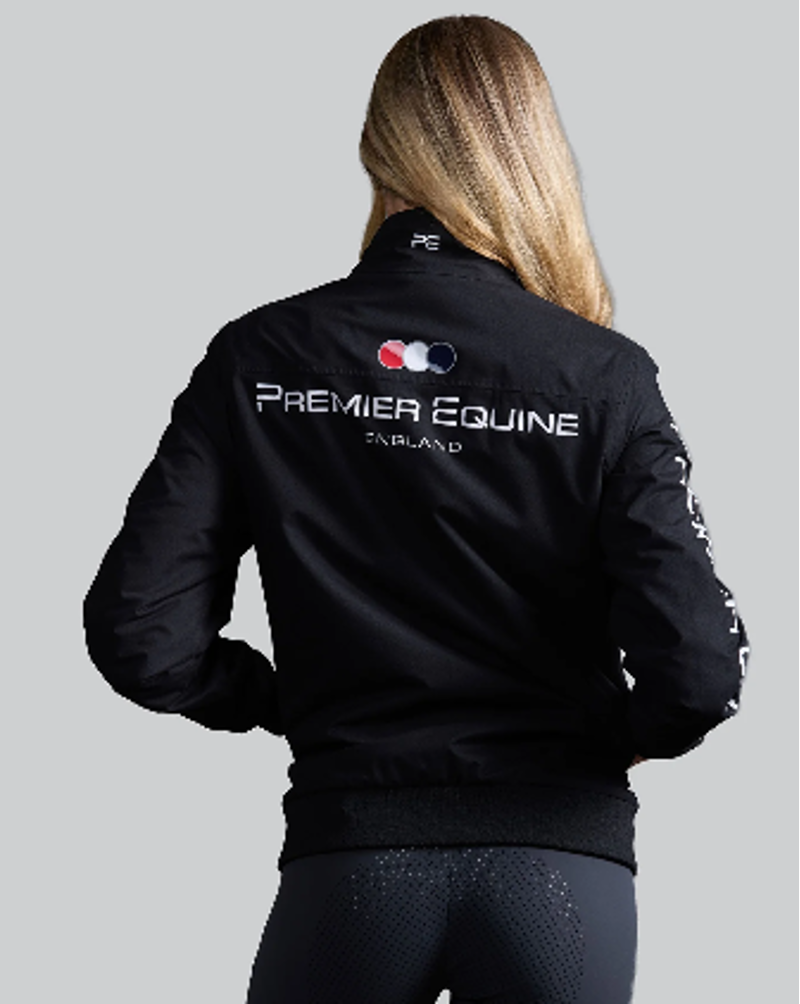 Premier Equine Omnia Womens Waterproof Riding Jacket Black-1