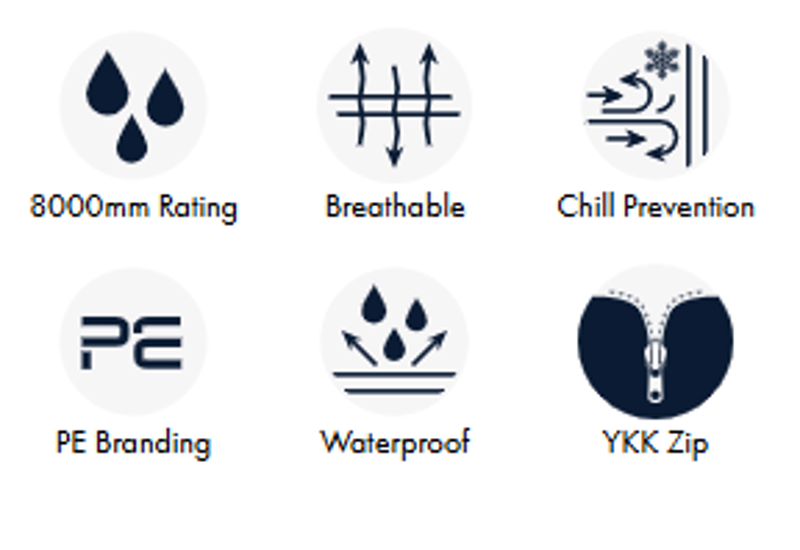 Premier Equine Omnia Womens Waterproof Riding Jacket Black-6