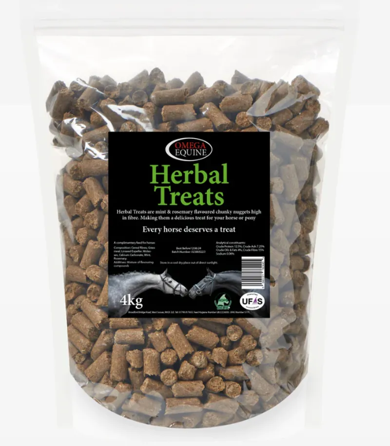 Omega Equine Treats - - Herbal 4kg