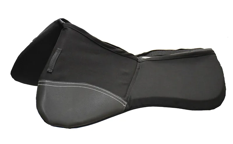 Rhinegold Pro Shock Absorber Memory Foam Saddle Riser Pad Black