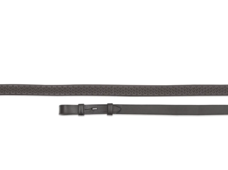 Shires Velociti Gara Soft Rubber Grip Reins 54 x 5/8 Black