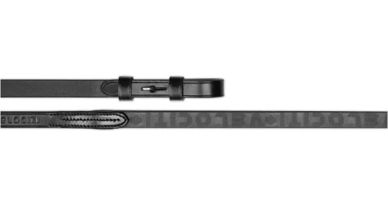 Shires Lusso Rubber Grip Reins Havana