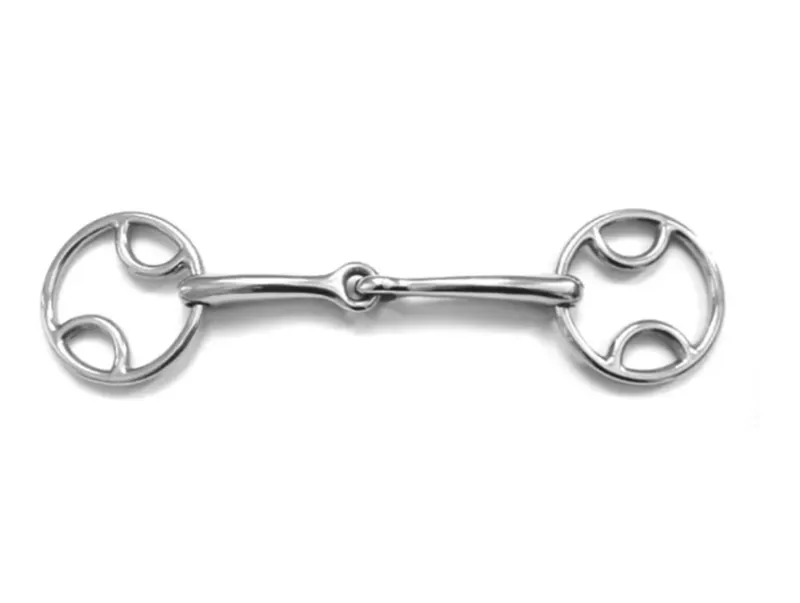 Shires Bevel Bit With Jointed Mouth Stainless Steel