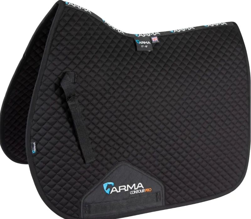 Shires ARMA Saddlecloth Black