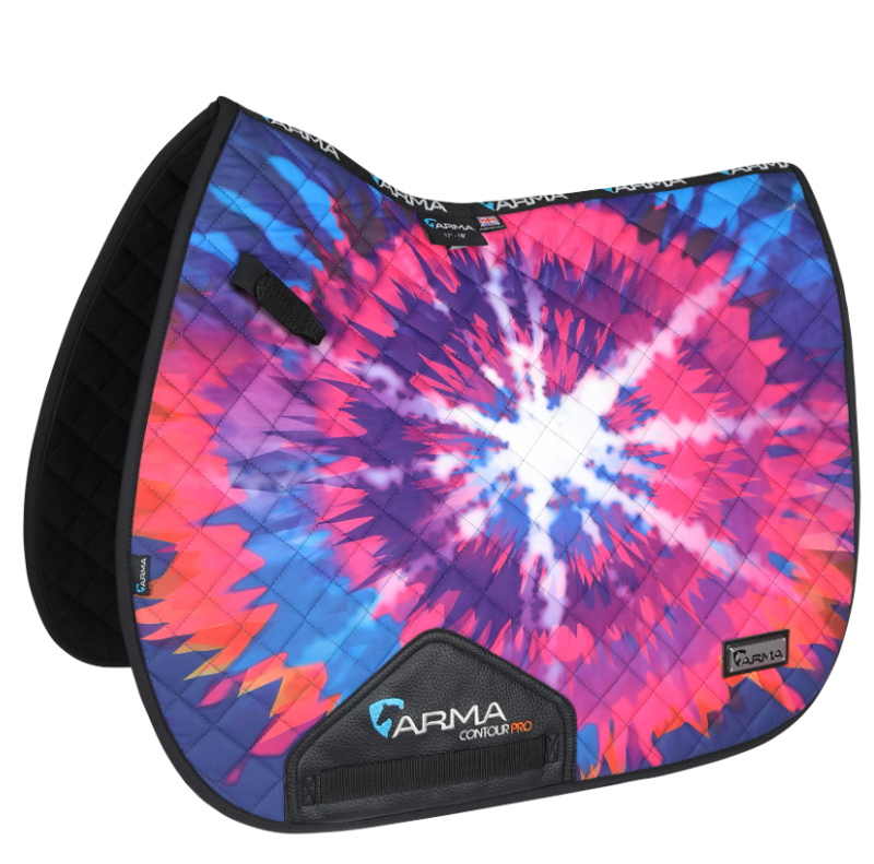 Shires ARMA Sport XC Saddlecloth Pink Tie Dye