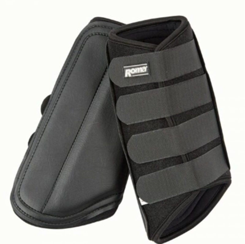 Roma Pro Tec Breathable Brushing Boots Black