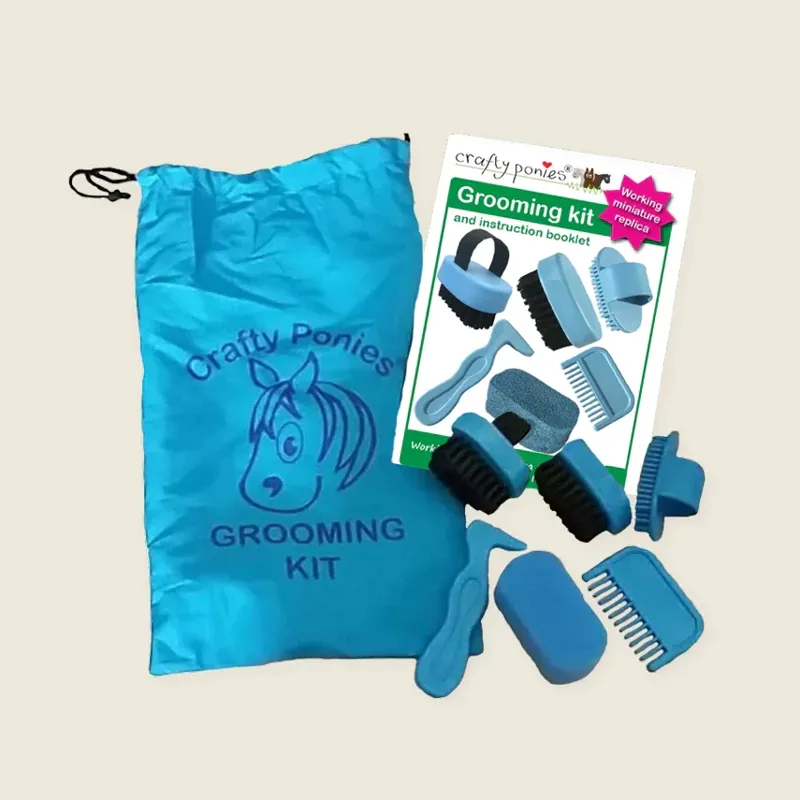 Crafty Ponies Toy Grooming Kit Blue-1