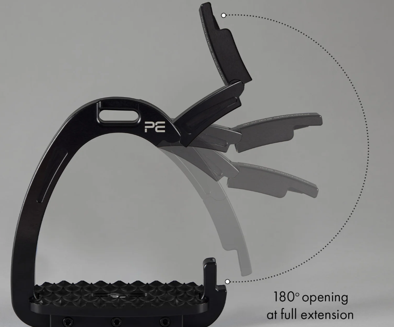 Premier Equine Intego Duo Safety Stirrups 4.75 Black-4