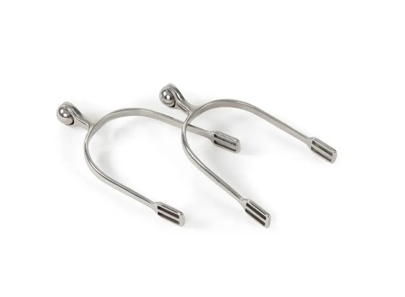 Shires Roller Ball Spurs Stainless Steel