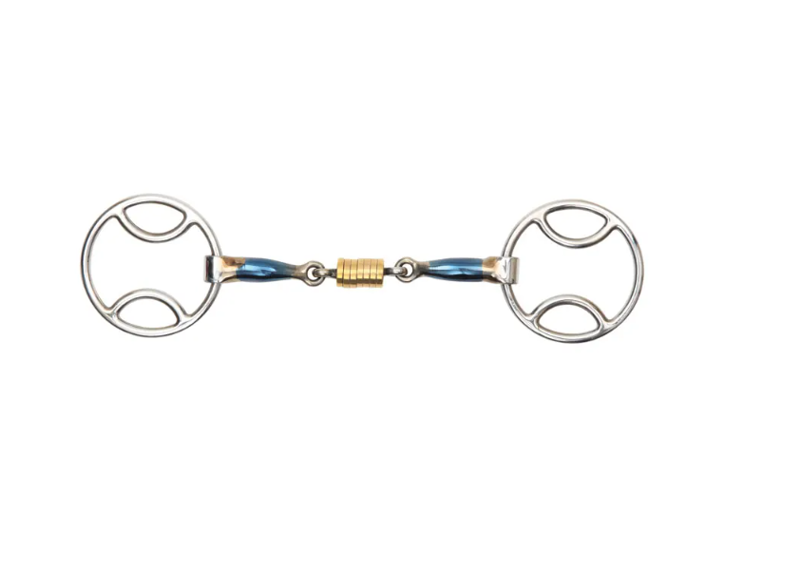 Shires Bevel With Roller Link Blue Sweet Iron