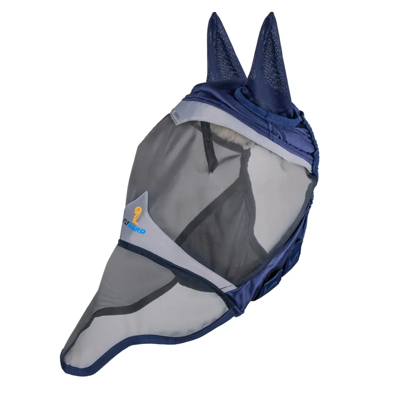 FlyGuard Pro Fine Mesh Fly Mask With Ears and Nose NAVY