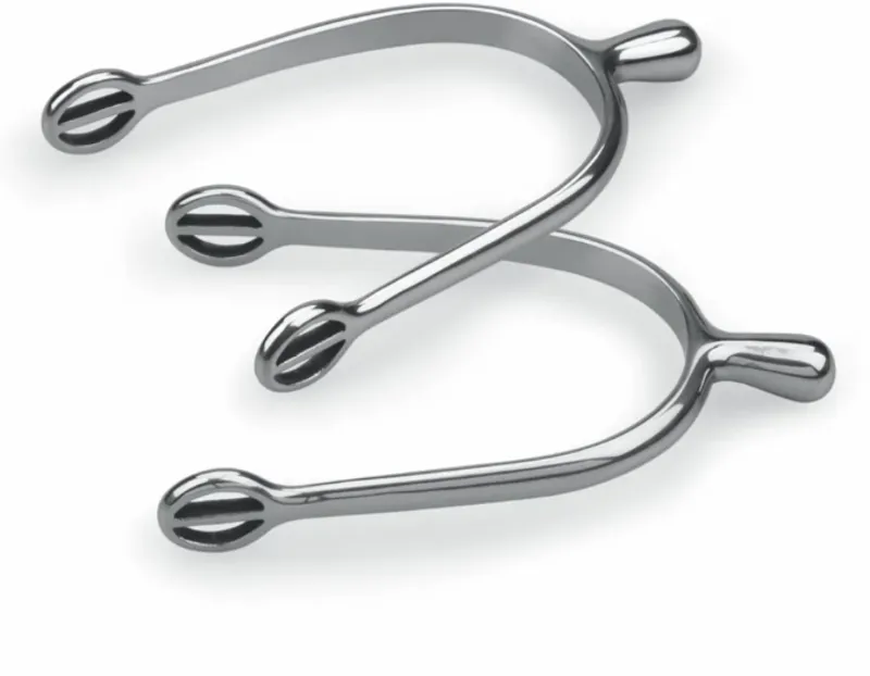 Shires Ball End Spurs - Child Stainless Steel