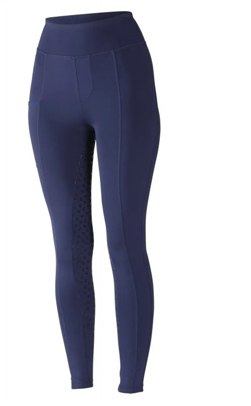 Shires Aubrion Hudson Riding Tights - Maids NAVY