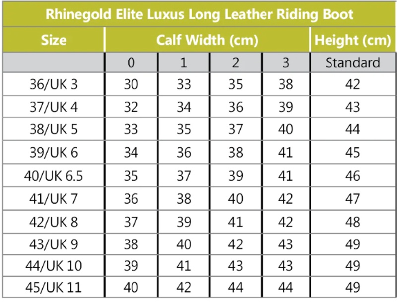 Rhinegold Elite Luxus Leather Laced Riding Boots Black -2