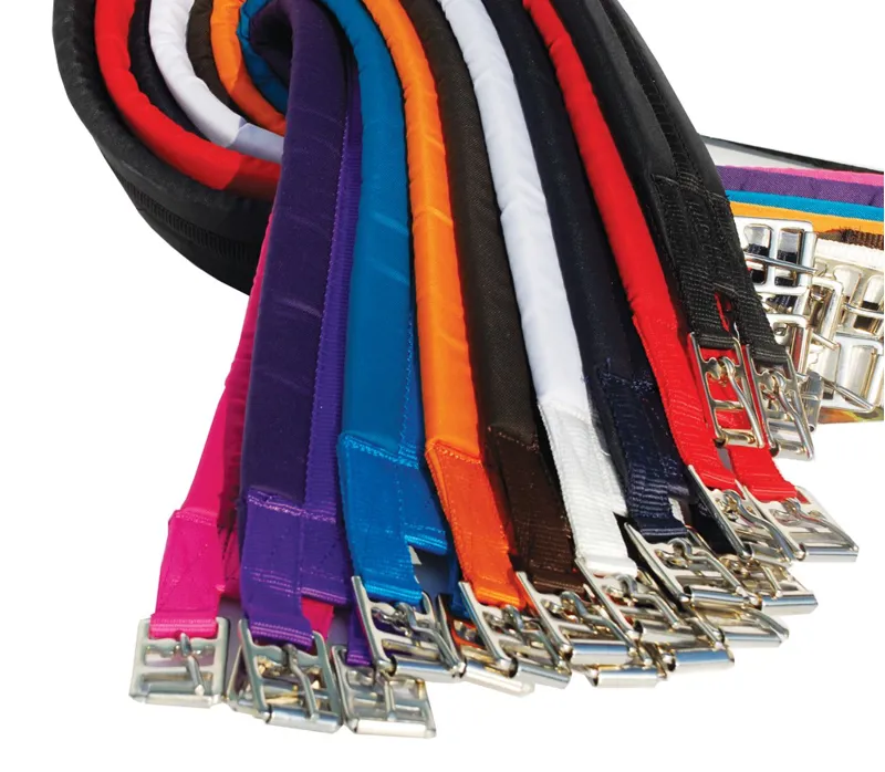 Rhinegold Cotton Padded Girth Tangerine No Elastic