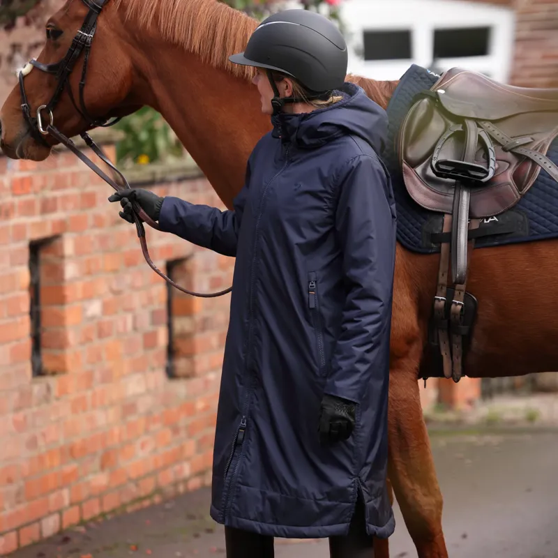 Shires Aubrion Core All Weather Robe - Unisex NAVY Large-2