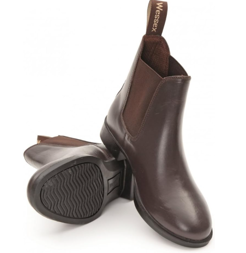 Shires Wessex Leather Jodhpur Boots Brown size 1 