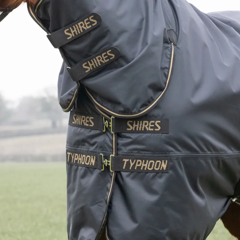 Typhoon 50 Combo Turnout Rug BLACK-2