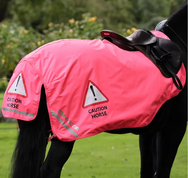 Shires Equi-Flector Waterproof Exercise Sheet Pink
