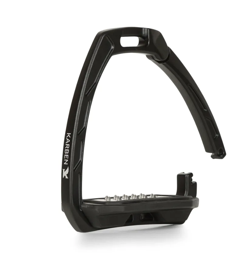 Shires Karben Ultra Grip Stirrups Black Adult