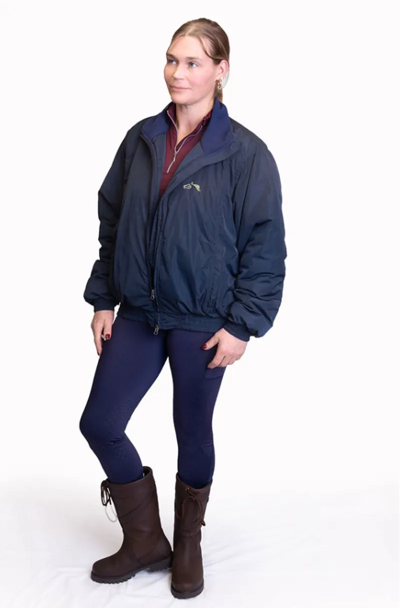 Gallop Unisex Navy Bomber Jacket-1