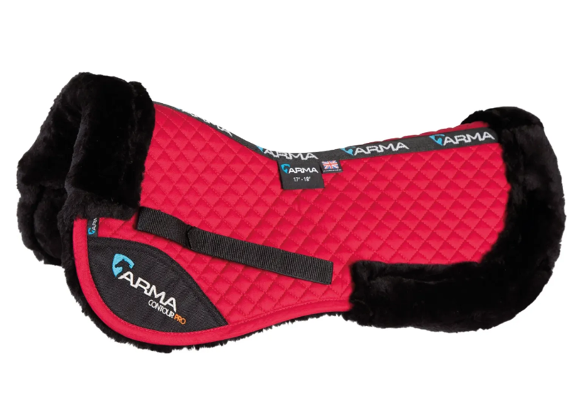 Shires Arma Half  Pad Red