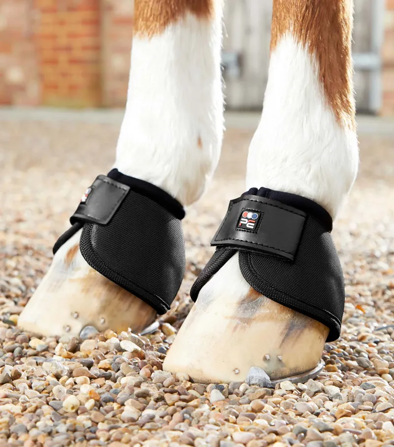Premier Equine Ballistic NoTurn Over Reach Boots in Black-1