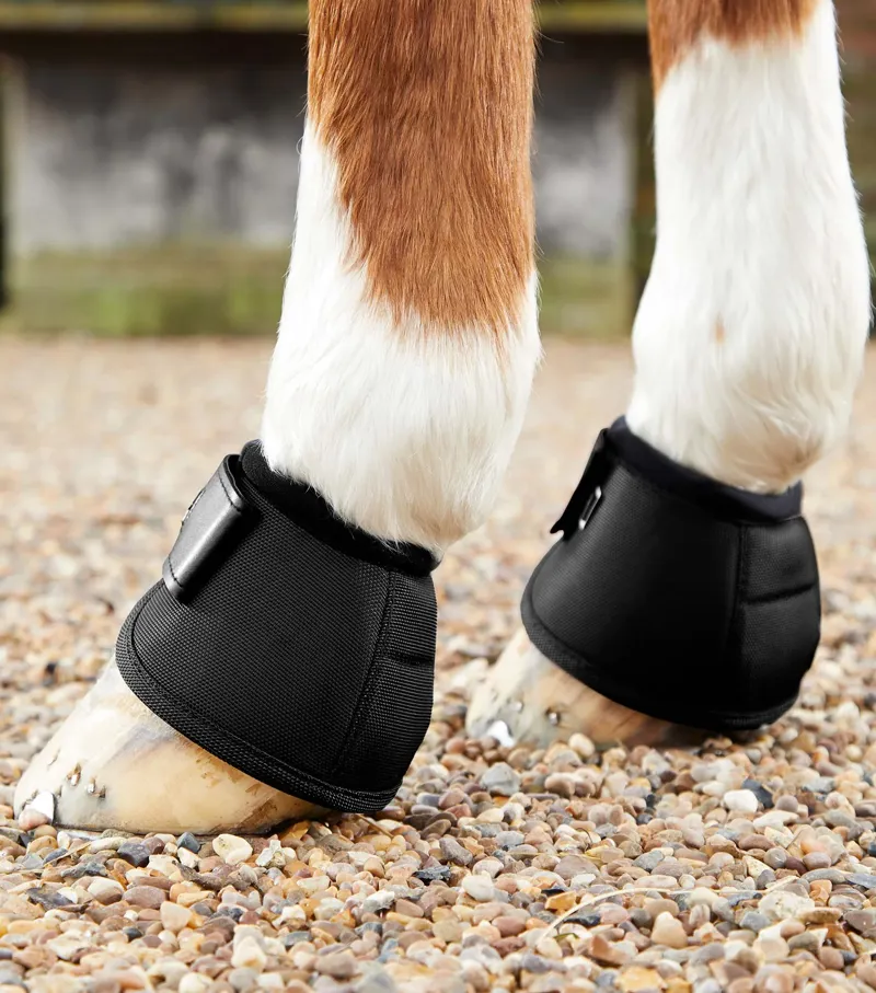 Premier Equine Ballistic NoTurn Over Reach Boots in Black